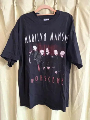 Marilyn Manson Mobscene 빈티지 티셔츠