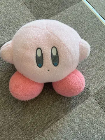 커비 봉제 인형 약 세로 37cm 가로 40cm
