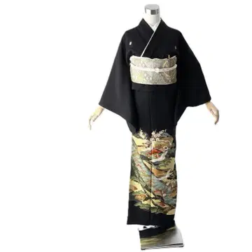 전통 예복 기모노 신장 140-155cm 오모토 t-048