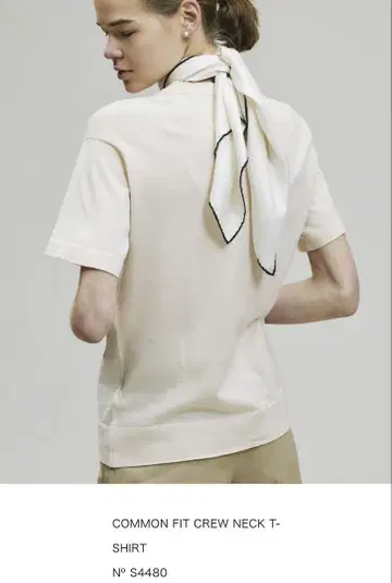 존스메들리 반팔 티셔츠 COMMON FIT S 에크루