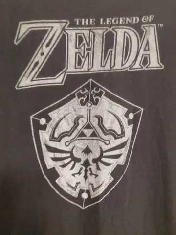 The Legend of Zelda 티셔츠 다크 그레이