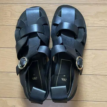 자라 블랙 스포츠 샌들 40