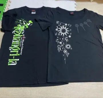 Acid Black Cherry 라이브 티셔츠 2장 세트