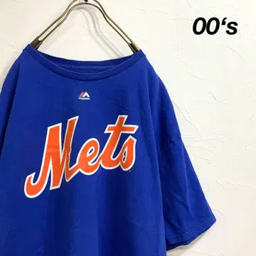 00's 마제스틱 MLB NY Mets 메츠 오버 사이즈 t