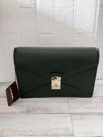 LANCEL 남성용 클러치 백 컬러 그린