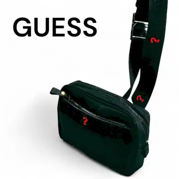 GUESS 게스 허리 파우치 가방 가방 블랙 무지 로고 블랙
