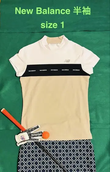 New Balance 반팔 골프 셔츠 사이즈 1