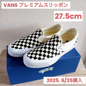 VANS 체커 슬립온 [27.5cm US9.5] 반스 프리미엄