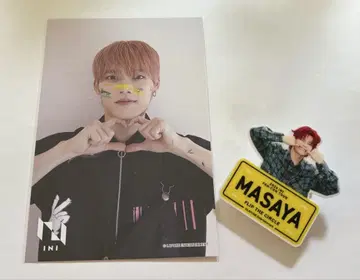 INI 기무라 마사야 명찰 엽서 세트