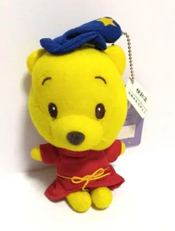 디즈니 곰돌이 푸 마법사 봉제 인형 마스코트 키체인