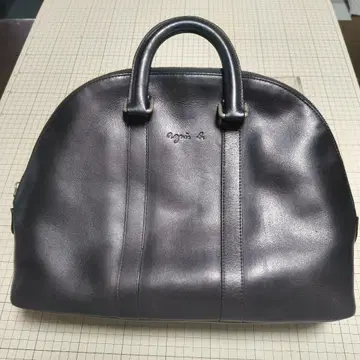 에네스베 가죽 핸드백 블랙