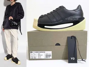 26cm Y-3 GENDO SUPERSTAR 슈퍼스타 블랙 검정