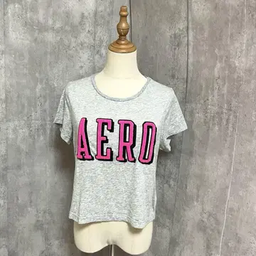 AEROPOSTALE AERO 로고 와펜 모코모코 숏 티셔츠
