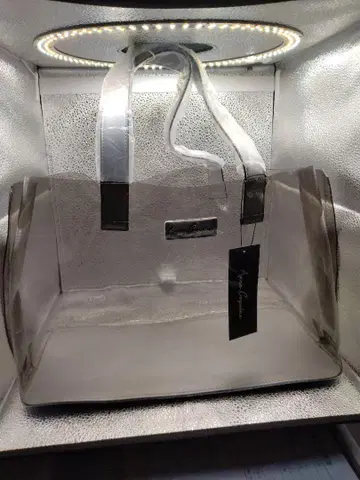 안코키네 파우치 포함 클리어 토트 백
