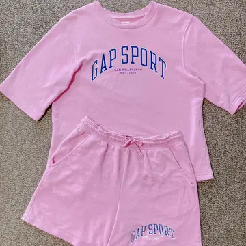 GAP SPORT 셋업 핑크