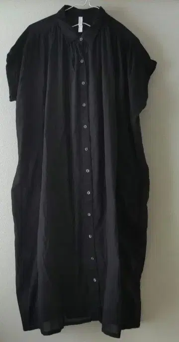 안감 코튼 튜닉 셔츠