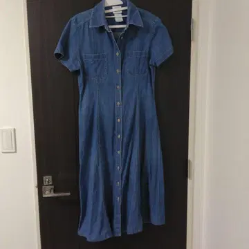LAURA ASHLEY 데님 원피스 M