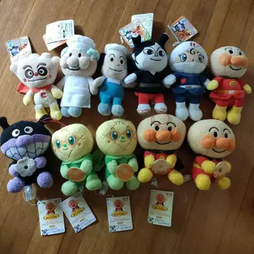 호빵맨 봉제 인형 세트
