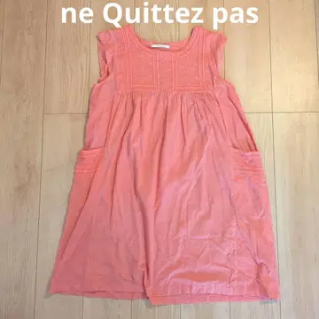 ne Quittez pas  누키테파 코튼 슬리브리스 원피스
