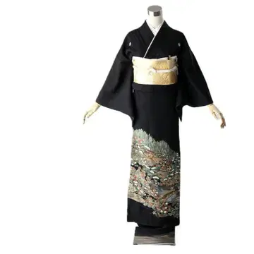 전통 예복 기모노 신장 140-155cm 오모노 t-035