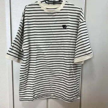 카오요리나카미 스트라이프 티셔츠 L 사이즈