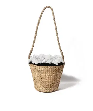LUDLOW Water hyacinth 바스켓 백