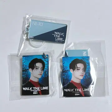 니키 ENHYPEN 캡슐 토이 아크릴 키링 스티커 세트