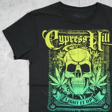 랩 티셔츠 사이프레스 힐 Cypress Hill 마리화나 스컬 티셔츠