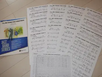 빅 밴드 악보 "I'LL BE HOME FOR CHRISTMAS"