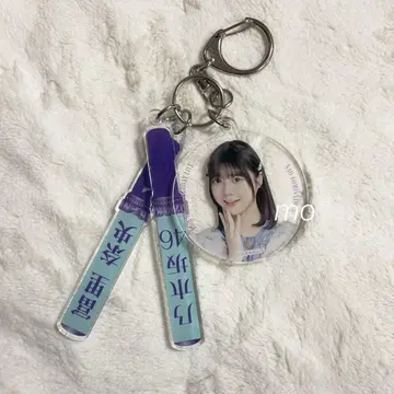 노기자카46 A상 스틱 라이트 키링 토미사토 리나