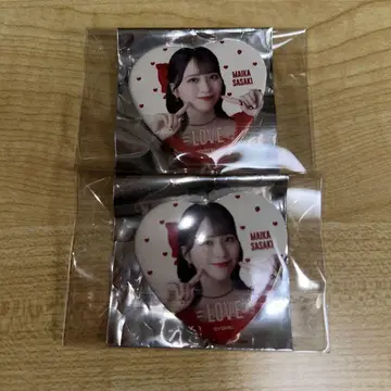 사사키 마이카 토쿠베츄, 해봐 캔뱃지 이코러브 2개