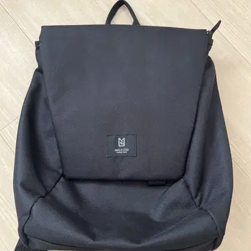 MILESTO 블랙 백팩