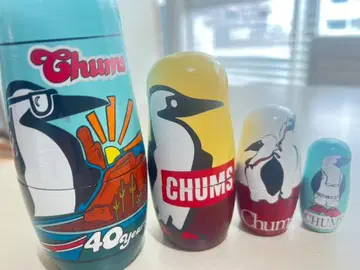 Chums 40주년 펭귄 마트료시카 4개 세트