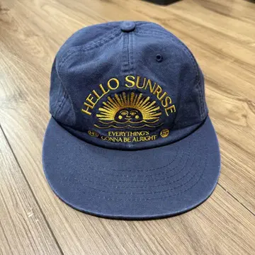 HELLO SUNRISE 캡 Navy/Orange