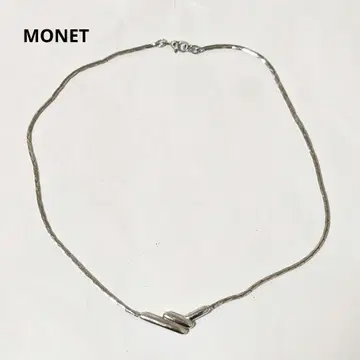 심플 MONET 목걸이 실버 키헤이 빈티지