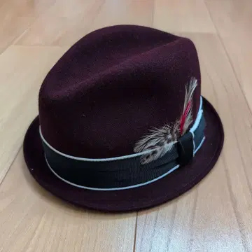 NEW YORK 햇 울 햇 버건디 LARGE
