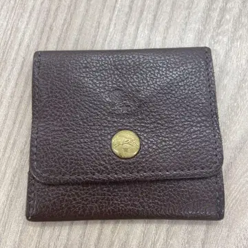 일비종떼 다크 브라운 가죽 코인 케이스