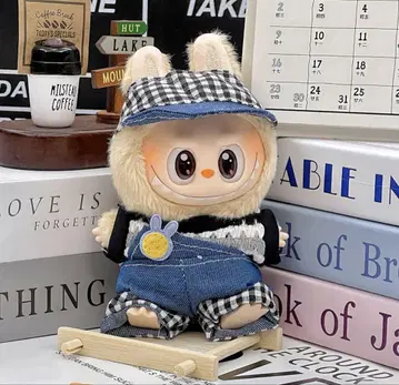 labubu 라부부 봉제 인형 의상 3개 세트
