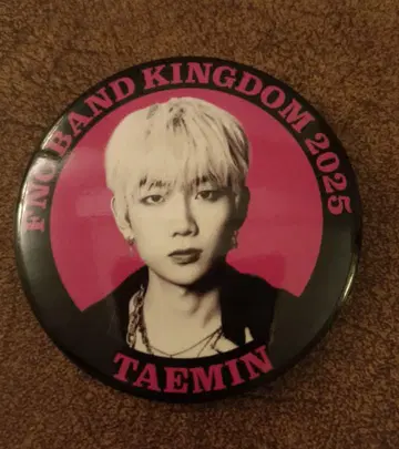 FNC BAND KINGDOM2025 캔뱃지 하파유 테민