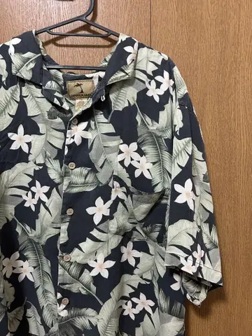 하와이안 패턴 반팔 셔츠