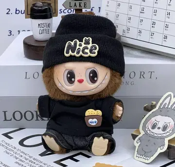 labubu 라부부 봉제 인형 의상 3개 세트