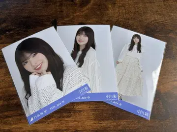 노기자카46 브로마이드 오가와 아야 메쉬 니트 컴프