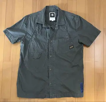 G-STAR RAW 반팔 셔츠 XL 올리브 그린