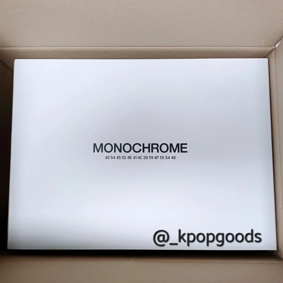 Sealed Bts Bangtan Monochrome Storage Box on Bunjang Global