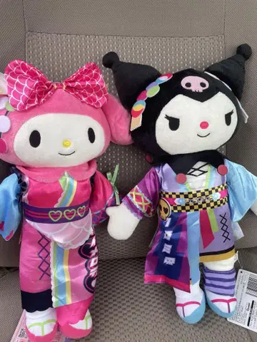 마이멜로디 쿠로미 퓨로랜드 콜라보레이션 봉제 인형 세트 상품