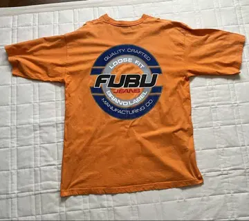 90s FUBU 오렌지 티셔츠 XL