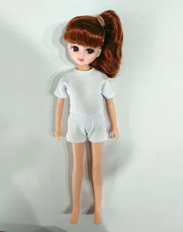 리카짱 인형 본체 브라운 헤어 포니테일