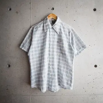 1970년대 건토리 체크 셔츠