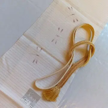 장식용 깃 [도리이 유키] & 허리띠 2종 세트 미사용