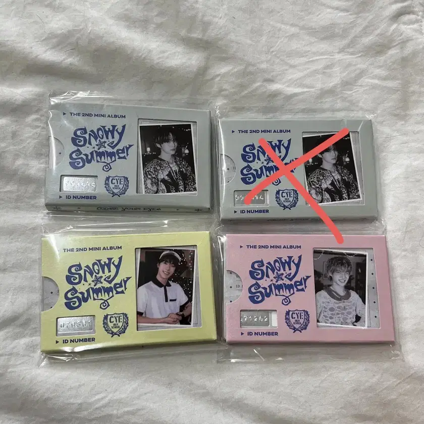 closeyoureyes y summer IDカードver 7종 SET) CLOSE YOUR EYES The 2nd Mini Album 'Snowy Summer